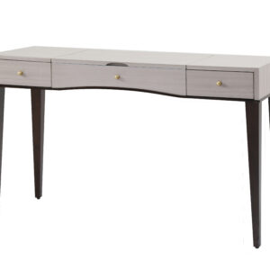 S23538 Modern Upholstered Vanity Desk with Mirror