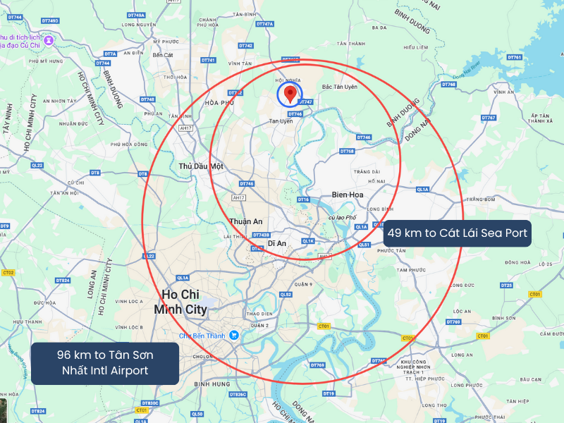 Gainwell Vietnam Factory Location - Lehome