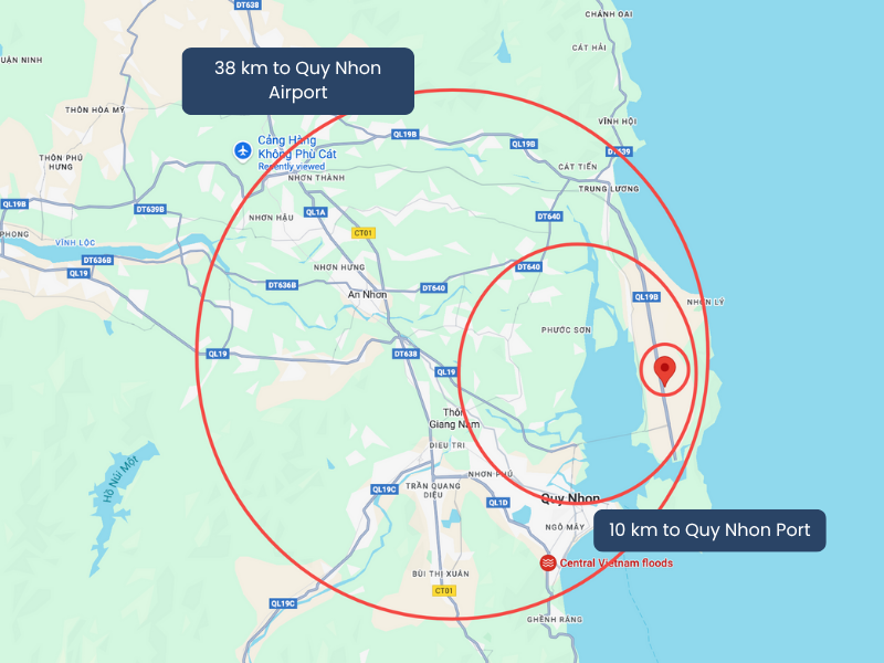 Gainwell Vietnam Factory Location - Quy Nhon