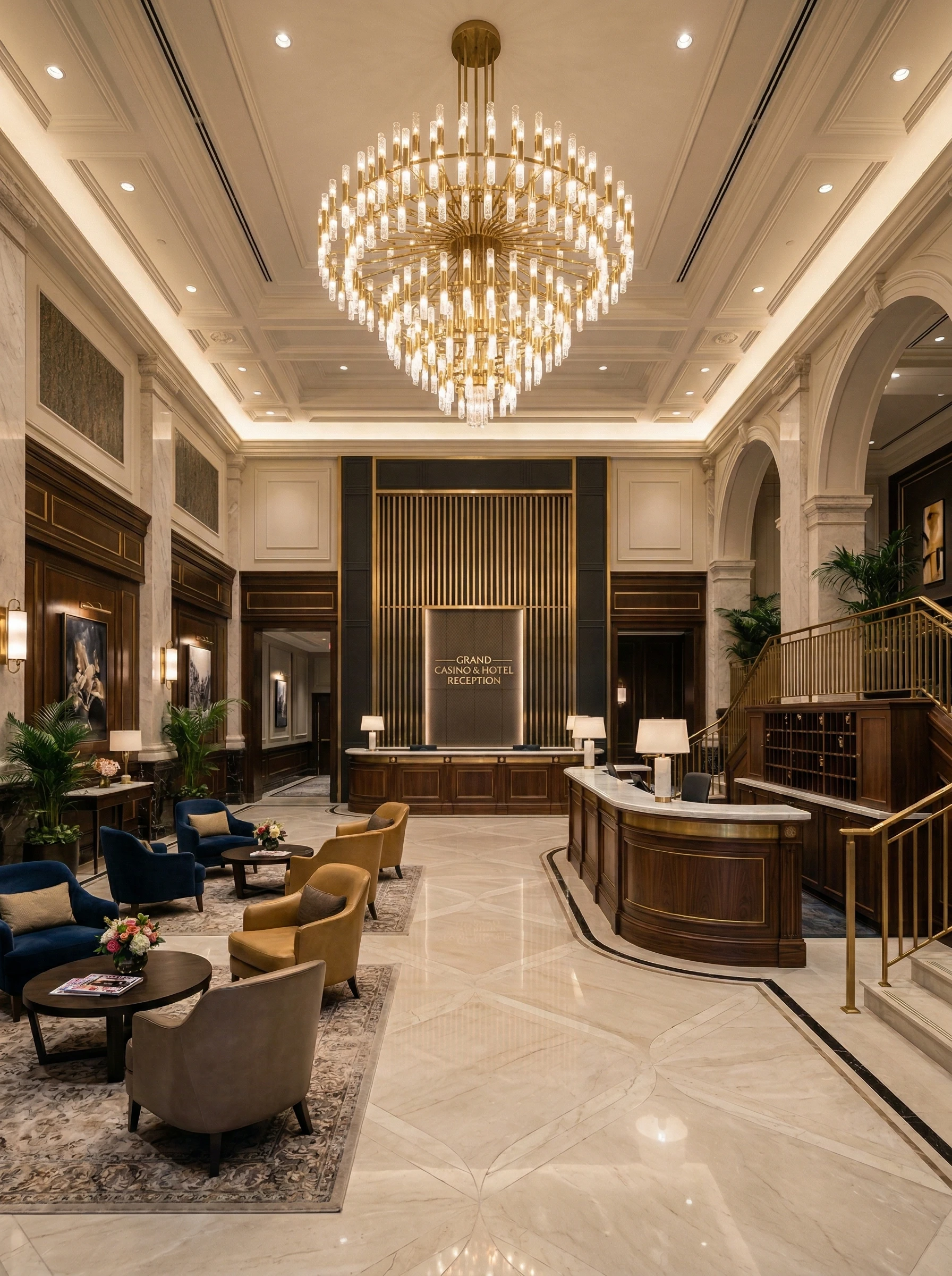 Casino Hotel Lobby & Front Desk