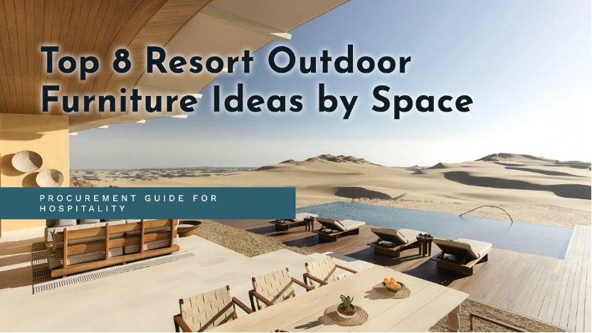 Resort outdoor furniture procurement guide overview