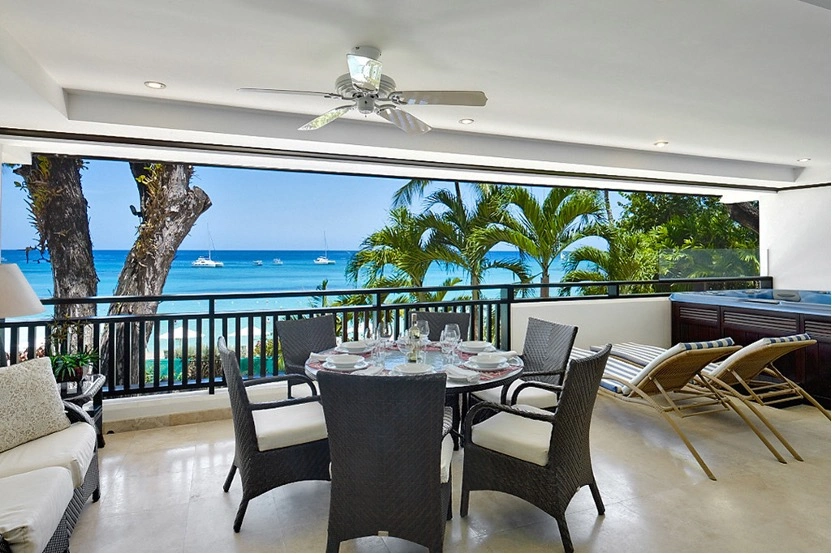 Resort garden lounge with modular outdoor furniture