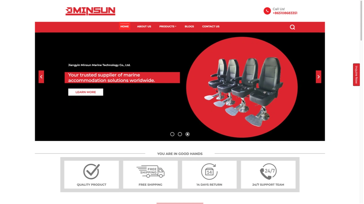Minsun Marine accommodation furniture manufacturer
